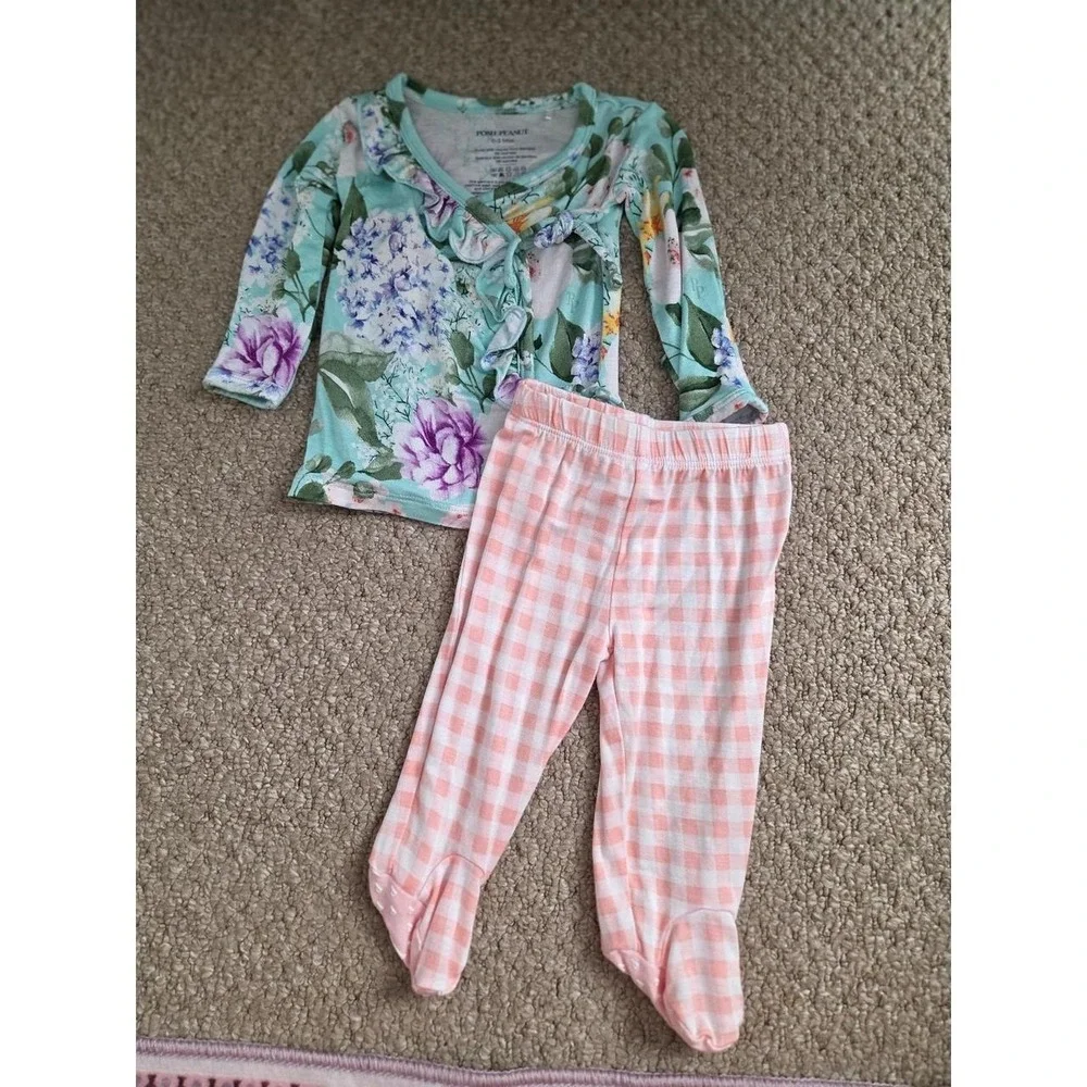 Posh peanut baby girl outfit 0-3 mos